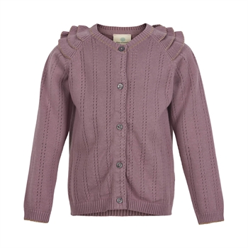 EN FANT - Strikket cardigan m. flæser - Toadstool